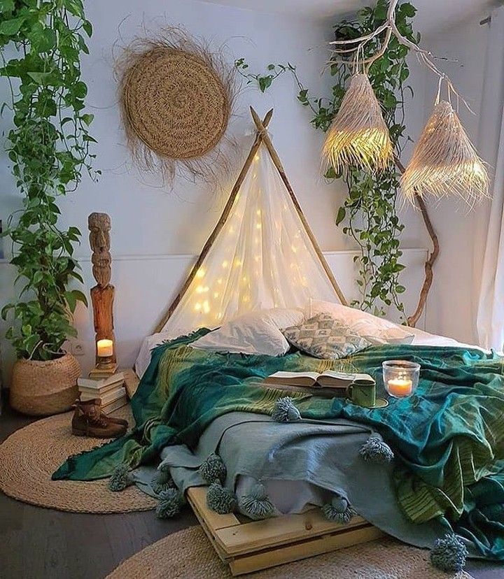 Desain kamar dengan nuansa alam